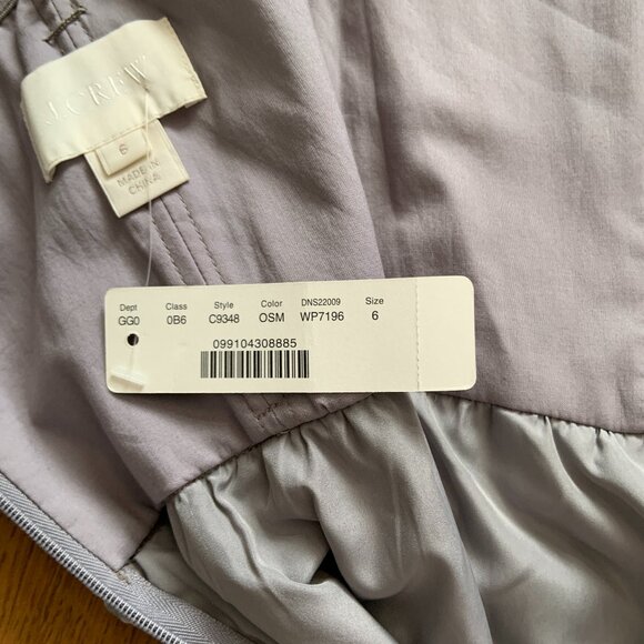 J Crew Arabelle Silk Chiffon Maxi Dress Sweetheart Grey Gray Pink Floral Size 6 - Picture 7 of 11